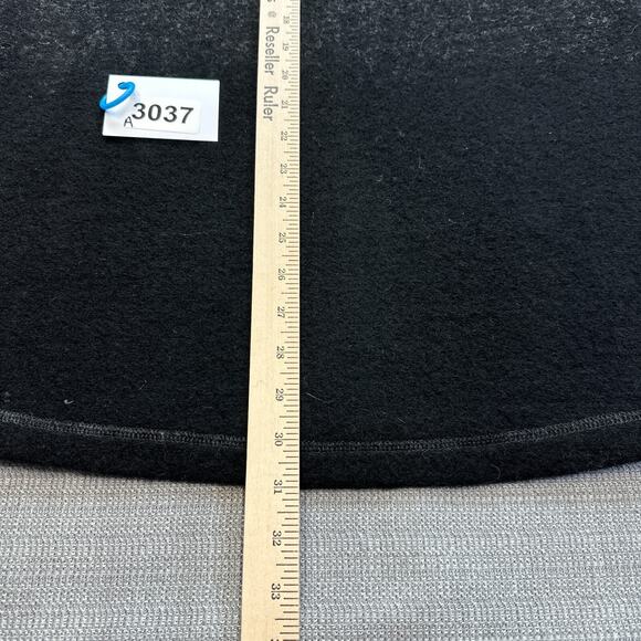 Ombré Wool Blend Zip Jacket Black‎ Gray Large Outdoor Cozy Layer Akini - Picture 7 of 8